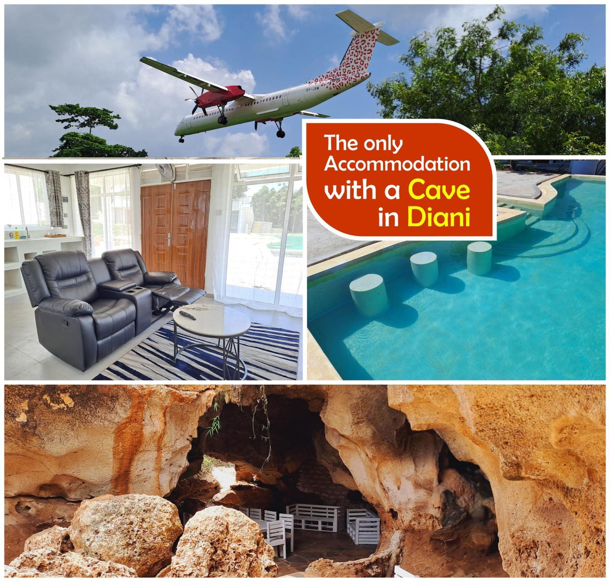 Cave Diani Holiday Apartments เดียนีบีช ภายนอก รูปภาพ